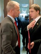 Александр Зинченко и Олесь Довгий