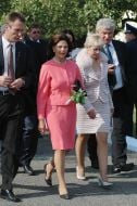 Queen of Sweden Silvia and Galina Silenkova