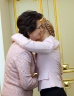 Nino Burdzhanadze and Yuliya Timoshenko