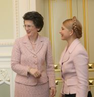 Nino Burdzhanadze and Yuliya Timoshenko