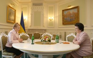 Nino Burdzhanadze and Yuliya Timoshenko