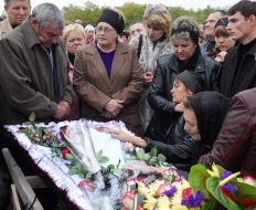 Похороны погибших горняков