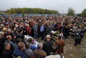 Похороны погибших горняков