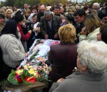 Похороны погибших горняков