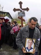 Похороны погибших горняков