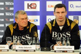 Vitaly Klichko and Fritz Zdunek