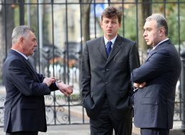 David Zhvaniya, Oles Doniy and Aleksandr Omelchenko