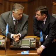 Petr Simonenko and Adam Martynyuk