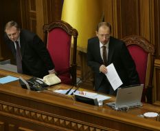 Aleksandr Lavrinovich and Arseniy Yatsenyuk