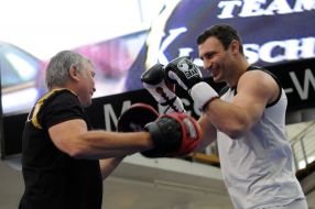 Vitaly Klichko and Fritz Zdunek