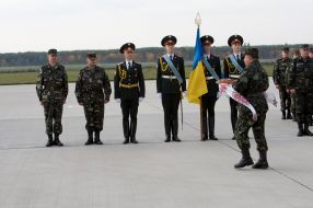 Ceremony of meeting of the Ukrainian peacemakers