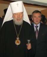 Metropolitan Vladimir and Leonid Chernovetskiy