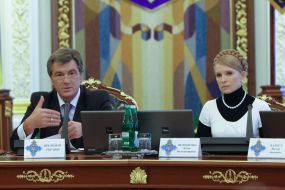 Виктор Ющенко и Юлия Тимошенко