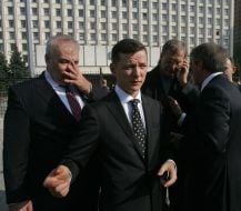 Oleg Lyashko and Ivan Kirilenko