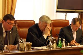 Yuriy Lutsenko, Yuriy Yekhanurov and Bogdan Danilishin