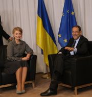 Yuliya Timoshenko and Javier Solana