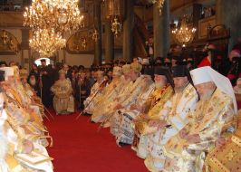 Orthodox Churches Heads divine service