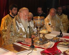 Orthodox Churches Heads divine service