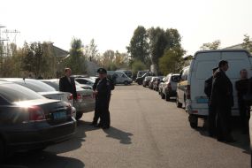 Сотрудники милиции