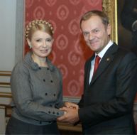 Yuliya Timoshenko and Donald Tusk