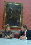 Yuliya Timoshenko and Donald Tusk