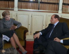 Yuliya Timoshenko and Silvio Berlusconi