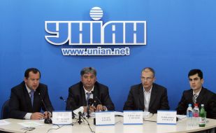 Aleksandr Sagan, Eduard Bagirov, Aleksandr Saponov and Rovshanbek Rozmetov