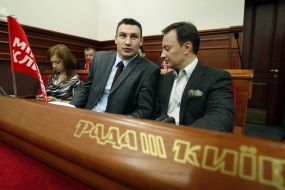 Vitaly Klichko and Dmitry Andrievsky