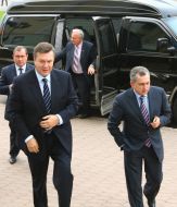 Viktor Yanukovich and Boris Kolesnikov