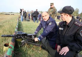 The grenade launcher of AGS-17