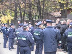 Сотрудники милиции