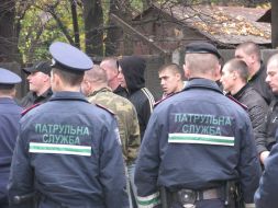 Сотрудники милиции