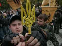 Марш в честь 66-й годовщины УПА