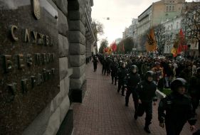 Марш в честь 66-й годовщины УПА