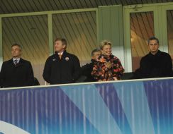 Rinat Akhmetov, Raisa Bogatyreva and Boris Kolesnikov