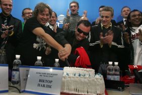 Aleksandr Sidorenko (Fozzy), Viktor Pavlik and Aleksandr Vudskiy