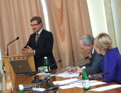 Yuliya Timoshenko, Sergey Taruta and Vladimir Novitskiy