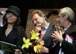 Armand Assante, Hana Makhmalbaf and Andrey Khalpakhchi