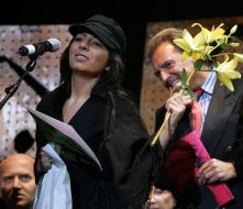 Armand Assante and Hana Makhmalbaf