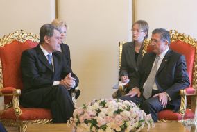 Viktor Yushchenko and Keksal Toptan