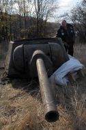 Tower of tank of times of Great Patriotic war