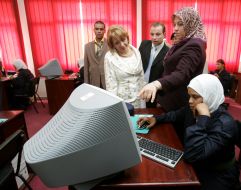 Екатерина Ющенко и Сафа Аль-Каддафи