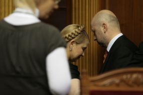 Александр Турчинов и Юлия Тимошенко
