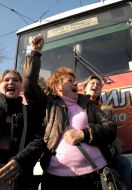 Водители Салтовского трамвайного депо