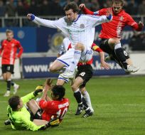  Artem Milevskiy, Georgiy Tsimakuridze, Igor Korotetskiy and Andrey Komaritskiy