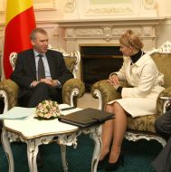 Yuliya Timoshenko and Yves Leterme