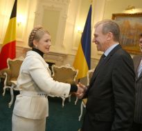 Yuliya Timoshenko and Yves Leterme