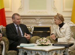 Yuliya Timoshenko and Yves Leterme