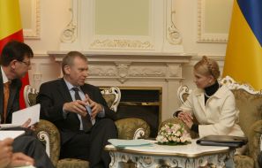 Yuliya Timoshenko and Yves Leterme