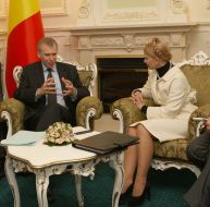 Yuliya Timoshenko and Yves Leterme